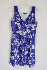Gap Blue Floral Chiffon Dress | M