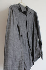 Banana Republic Soft Wash Slim Fit Gray Button Down Shirt | M