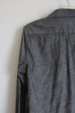 Banana Republic Soft Wash Slim Fit Gray Button Down Shirt | M