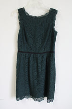 LOFT Evergreen Lace Dress | 4