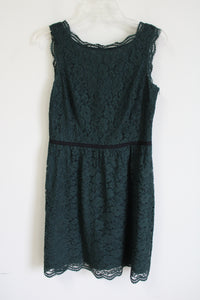 LOFT Evergreen Lace Dress | 4