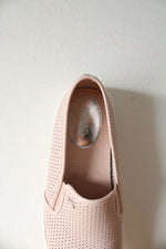 MICHAEL Michael Kors Light Pink Leather Slip-On Shoes | Size 8.5