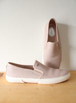 MICHAEL Michael Kors Light Pink Leather Slip-On Shoes | Size 8.5