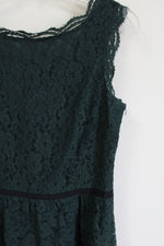 LOFT Evergreen Lace Dress | 4