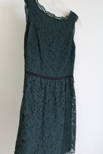 LOFT Evergreen Lace Dress | 4