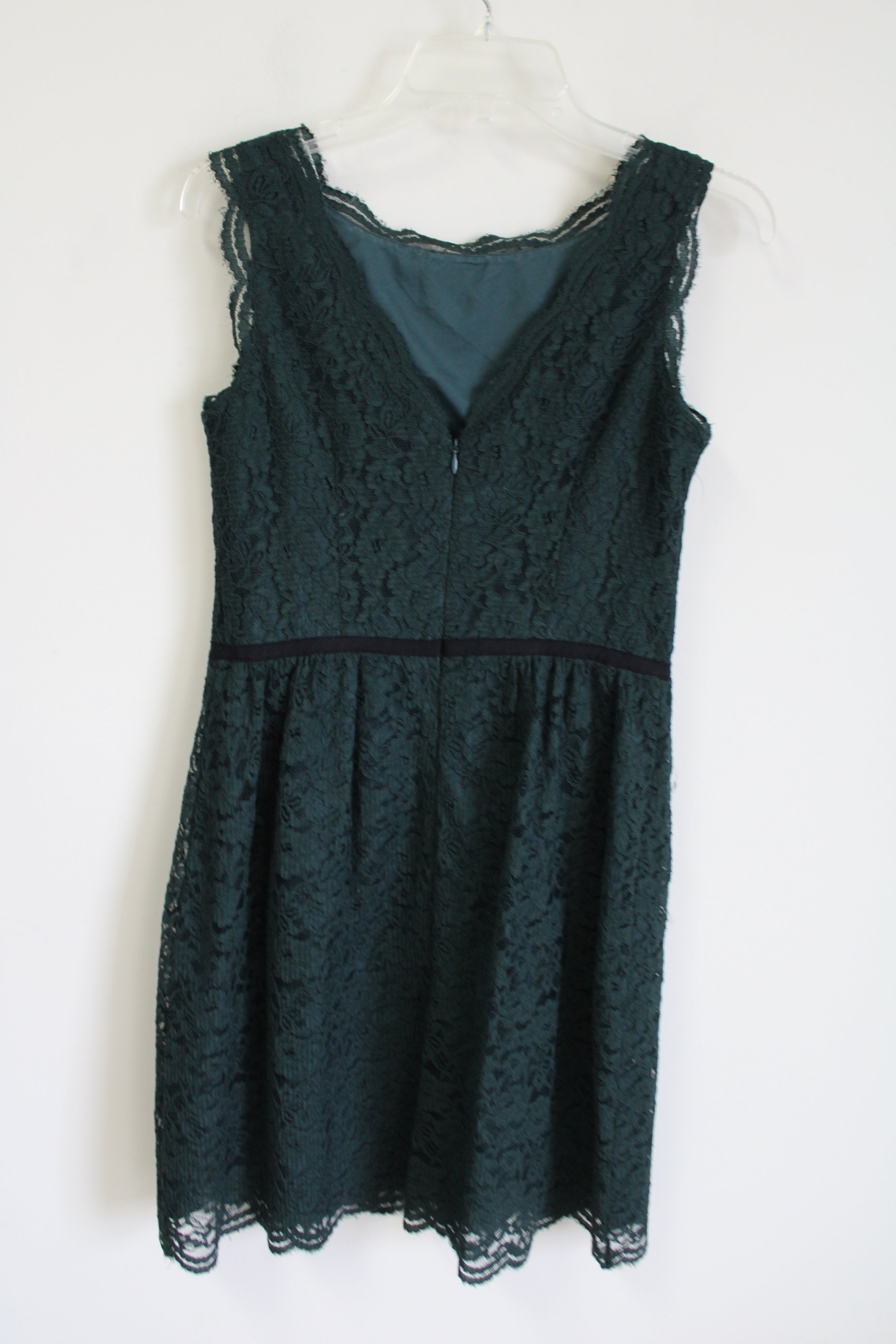 LOFT Evergreen Lace Dress | 4