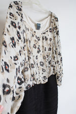 Gabby Skye lack Tan Floral Dress | 18W