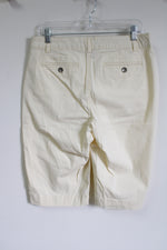 Bandolino Pale Yellow Long Shorts | 10