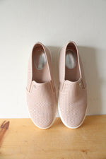 MICHAEL Michael Kors Light Pink Leather Slip-On Shoes | Size 8.5