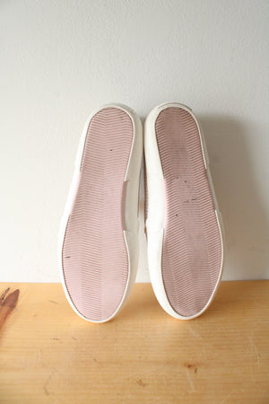 MICHAEL Michael Kors Light Pink Leather Slip-On Shoes | Size 8.5