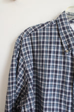 Arrow Blue Flannel Button Down Shirt | XL