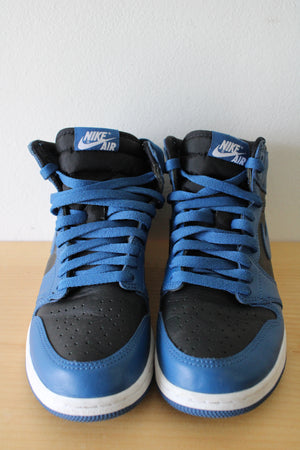 Nike Air Jordan 1 Retro High OG Dark Marina Blue Shoes | Size 6