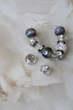 Glass & Silver Beads | Set Of 11