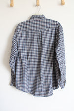 Arrow Blue Flannel Button Down Shirt | XL