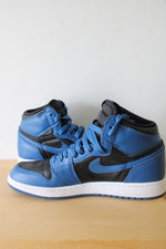 Nike Air Jordan 1 Retro High OG Dark Marina Blue Shoes | Size 6