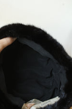 Gwen Pennington Exclusive Vintage Russian Style Black Fur Winter Hat