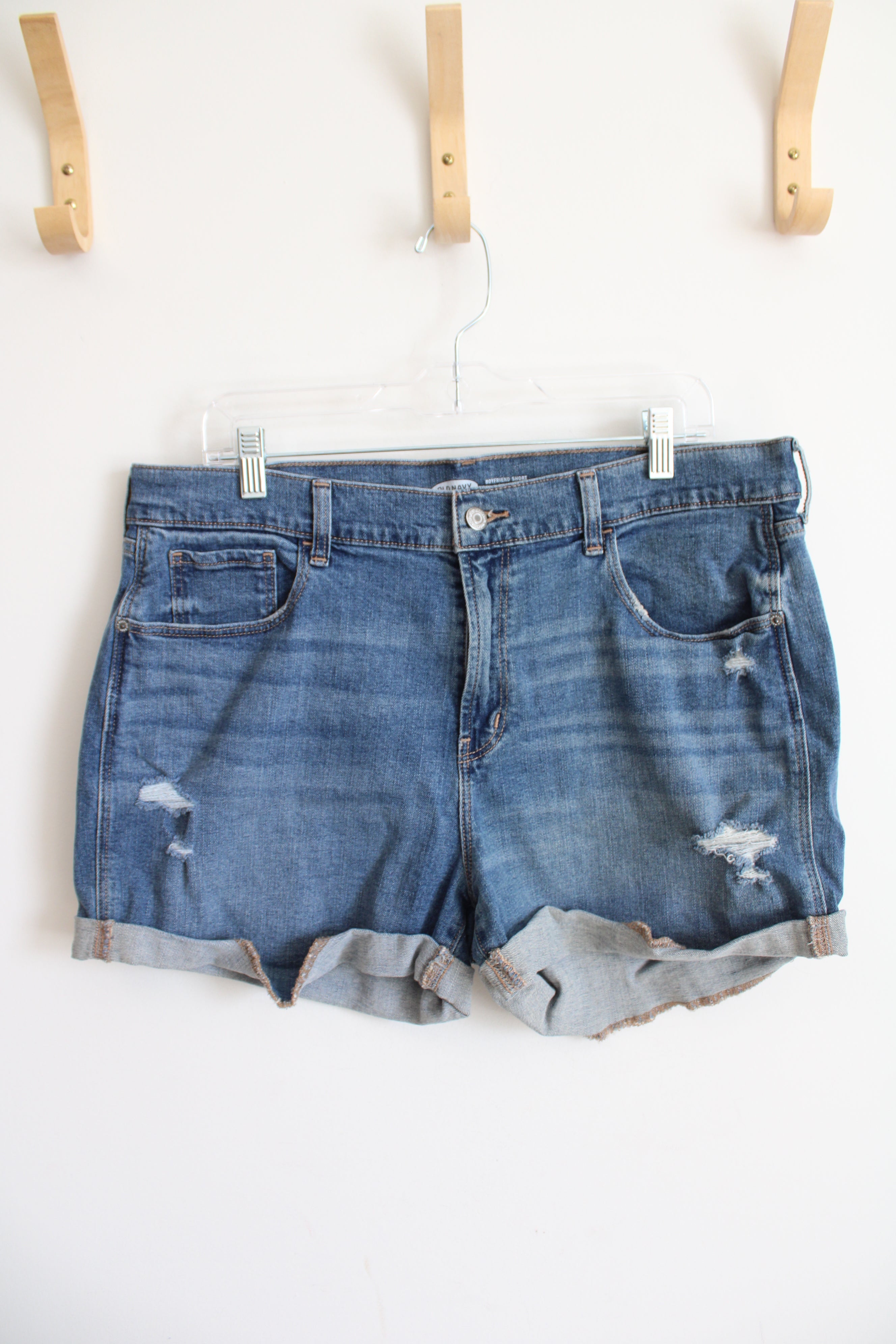 Old Navy Mid Rise Boyfriend Shorts | 16