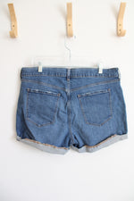 Old Navy Mid Rise Boyfriend Shorts | 16