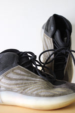Adidas Yeezy QNTM Barium Gray & Black Sneakers | Size 9