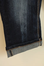 NEW Ariah Jeans Curvy Fit Capris with Tan Stitching | 14