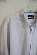 Nautica Regular Fit White Button Down Shirt | 18/18 1/2 - 34/35 XXL