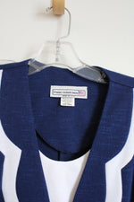 Pablo Collection Blue 2 Piece Top & Skirt Set | 18WP