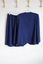 Pablo Collection Blue 2 Piece Top & Skirt Set | 18WP
