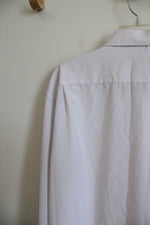 Nautica Regular Fit White Button Down Shirt | 18/18 1/2 - 34/35 XXL