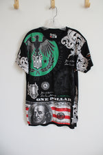 Bleeker & Mercer Black Graphic Tee | L