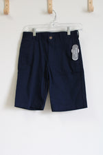 NEW Wonder Nation Flat Front Navy Blue Short | 12
