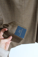 346 Brooks Brothers Brown Houndstooth Blazer | 43