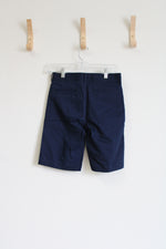 NEW Wonder Nation Flat Front Navy Blue Short | 12