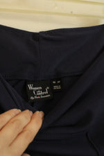 NEW Women With Control Navy Blue Stretch Capris | M