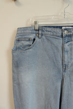 Lane Bryant Eyelet Bottom Crop Jean | 18