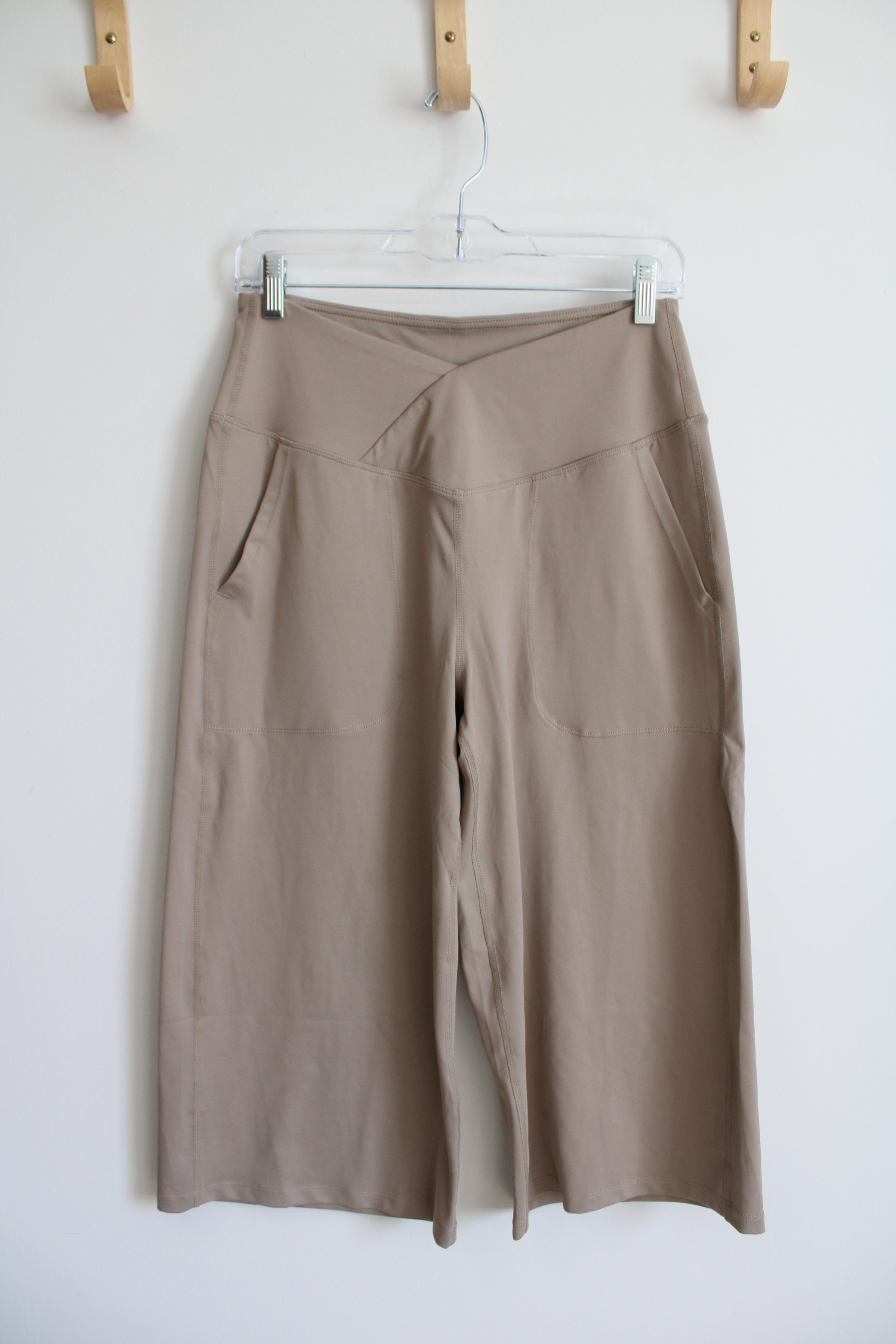 NEW Baleaf Brown Wide Leg Capri Pants | M