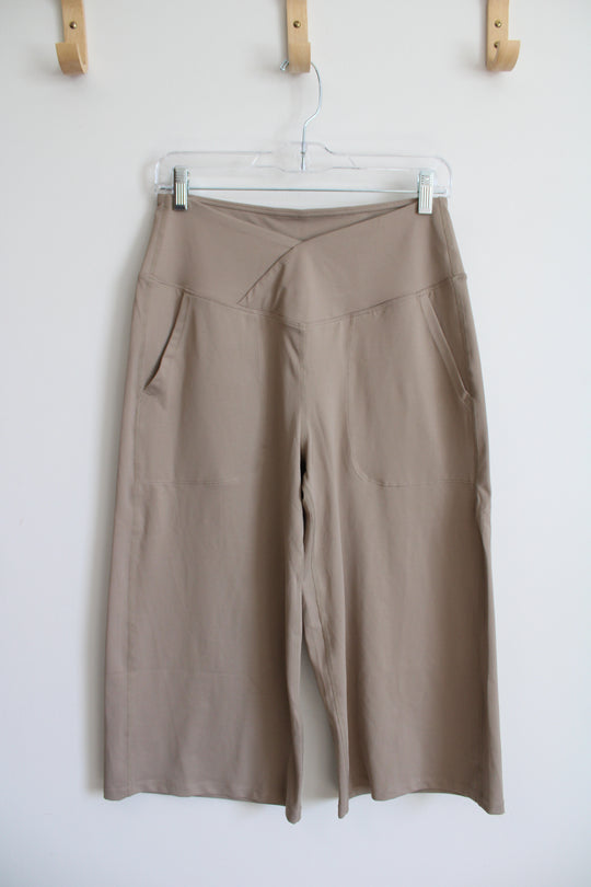NEW Baleaf Brown Wide Leg Capri Pants | M