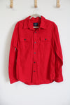 American Eagle Classic Fit Red Flannel | L
