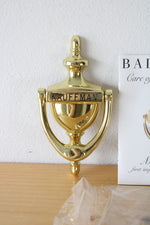 NEW Baldwin Kauffman Family Name Brass Door Knocker