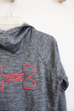Under Armour Gray Heathered Fleece Lined Hoodie | S