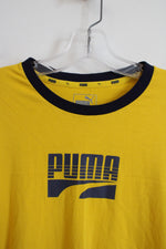 Puma Yellow Long Sleeved Shirt | L