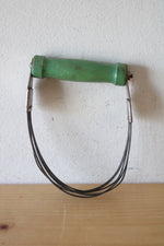 Androck Vintage Green Wooden Handled Pastry Dough Blender