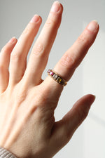 Leamlight 14K White Gold Multi-Stone Ring | Size 8.5