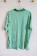 NEW Lands' End Green & White Polo Shirts | XXL
