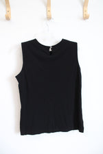 Talbots Petites Black Tank Top | M