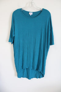 LuLaRoe Blue Teal Tunic Top | S