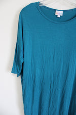 LuLaRoe Blue Teal Tunic Top | S