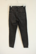 Garage Ultra High Rise Black Skinny Jeans | 3