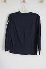 NFL Team Chicago Bears Long Sleeved Navy Blue Shirt | 14/16