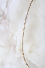 14K Yellow Gold Figaro Chain Necklace
