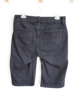 St. John's Bay Black Denim Bermuda Shorts | 8